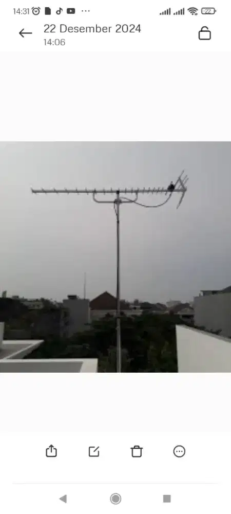 Ahli jasa pasang antena TV digital service parabola dan camera CCTV