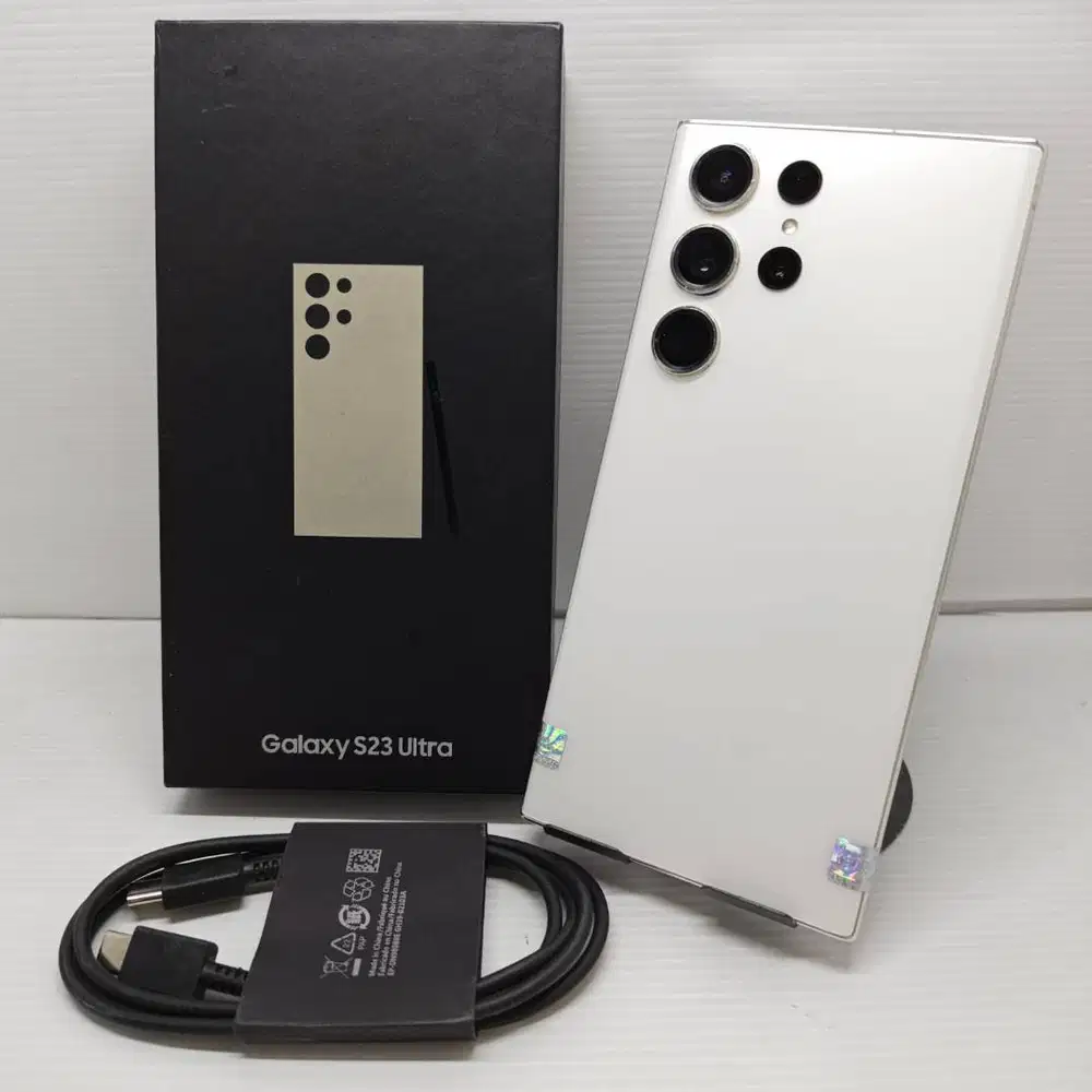 MULUS!  FULLSET SAMSUNG GALAXY S23 ULTRA 5G 12/512 SEIN RESMI  CREAM N