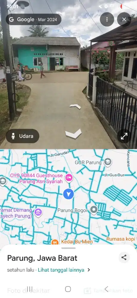 TANAH DEKAT PASAR PARUNG DAN BSD
