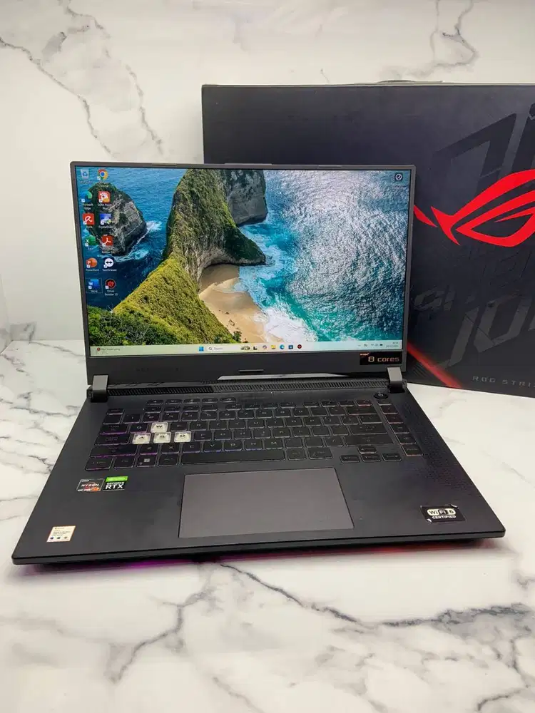 Asus ROG Strix G15 G513IC Ryzen 7 4800H RTX 3050 RAM 8GB SSD 512GB
