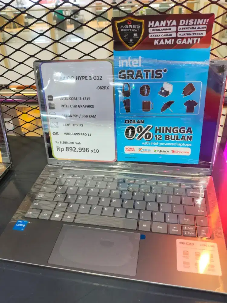AXIOO HYPE 3/INTEL CORE I3/8GB|256GB