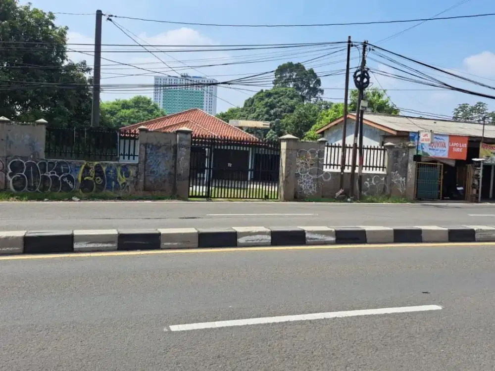 Dijual Tanah dan Rumah di jalan raya bogor siap bangun harga di bawah NJOP