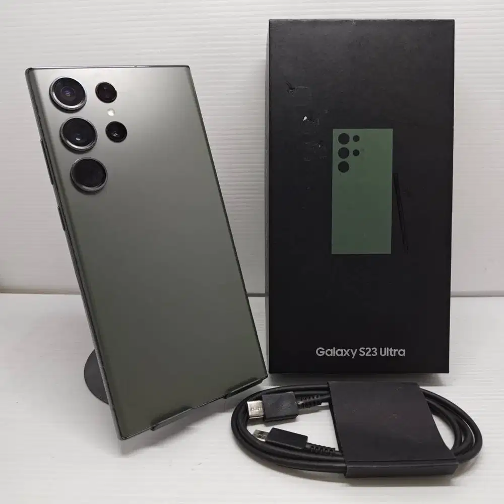 HOT SALE! SAMSUNG GALAXY S23 ULTRA 5G 12/256 Green EX SEIN  FULLSET  N