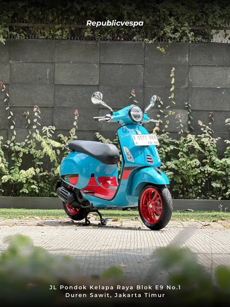 PIAGGIO VESPA PRIMAVERA VIBES EDITION TH 2023 WARNA BLUE AUDACE