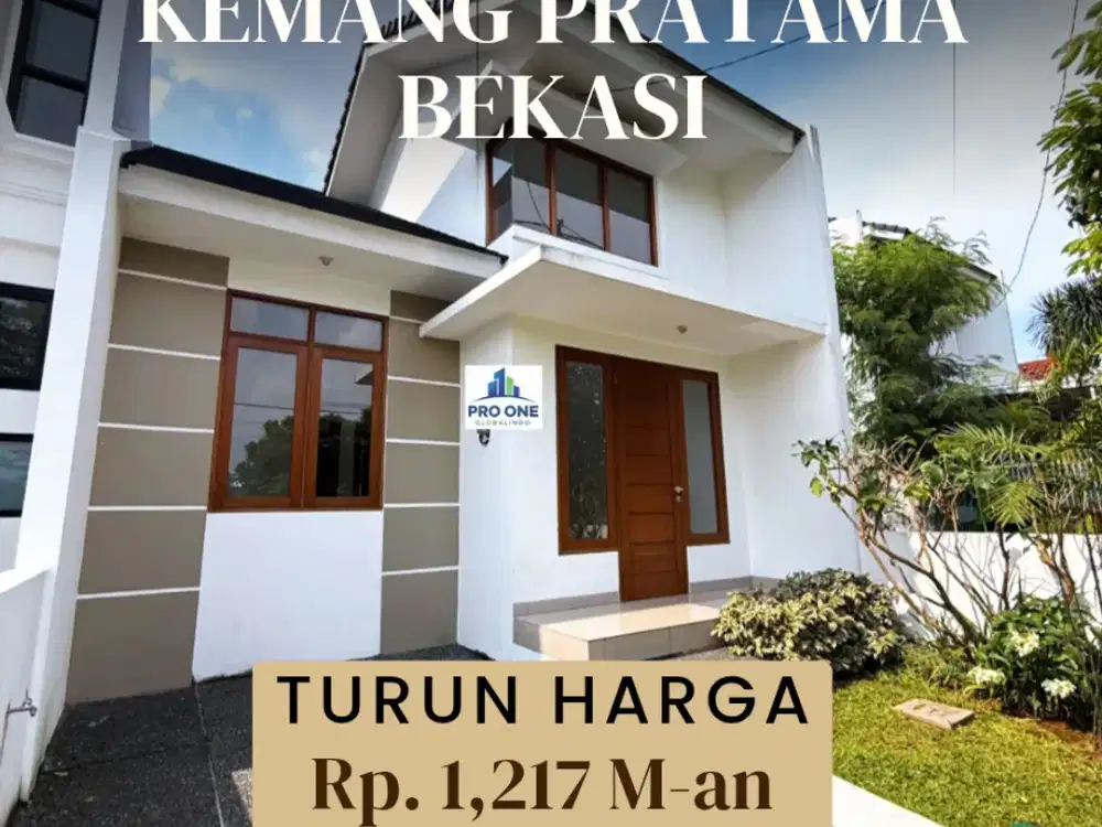 [SIAP HUNI] RUMAH KEMANG PRATAMA BEKASI LT 90 m², Bekasi