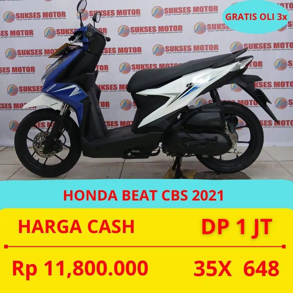HONDA BEAT CBS 2021 CASH 11 JUTAAN GUYS