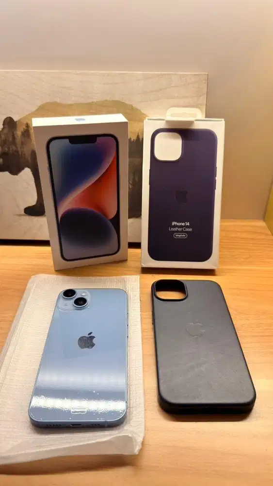 iPhone 14 128GB GARANSI RESMI IBOX blue