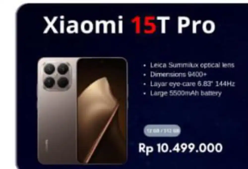 HEADPHONE ANDROID XIAOMI 15T PRO 12/125GB