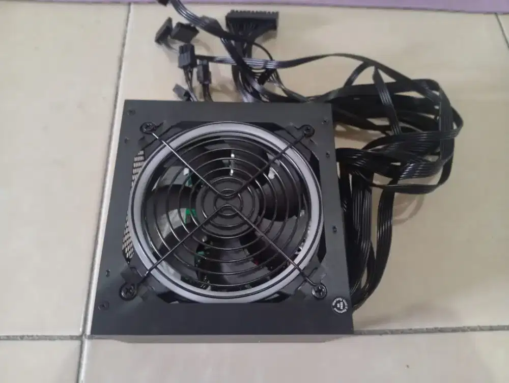 Psu 550w 6pin vga flat cable led rgb fan