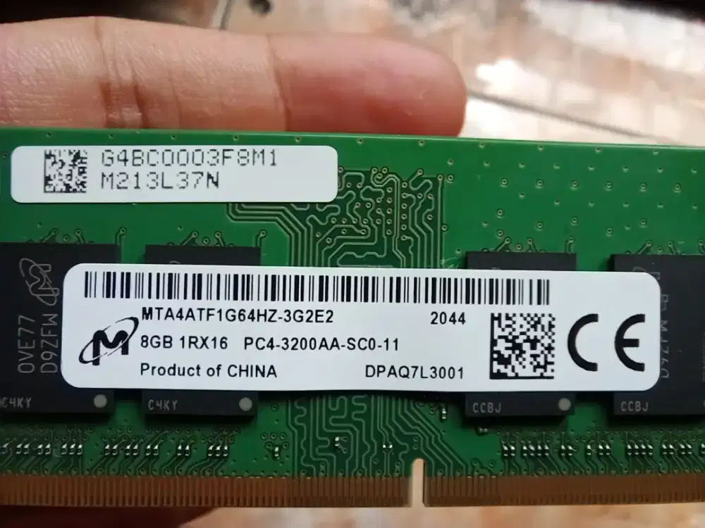 RAM SODIM DDR4 8GB 3200Mhz