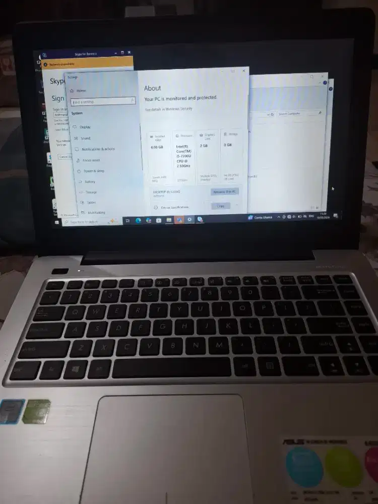 Laptop Asus tipe A456U