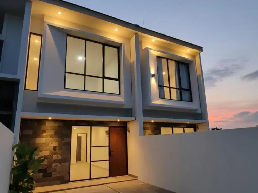 jual cepat rumah baru akses lebar, 10 menit pintu tol