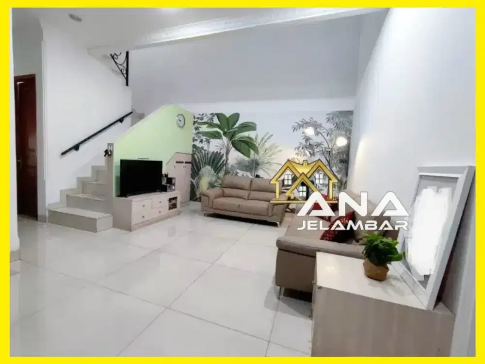 ANA RUMAH UK 6.5X20M FURNISHED DI KOMPLEK KAVLING POLRI JELAMBAR