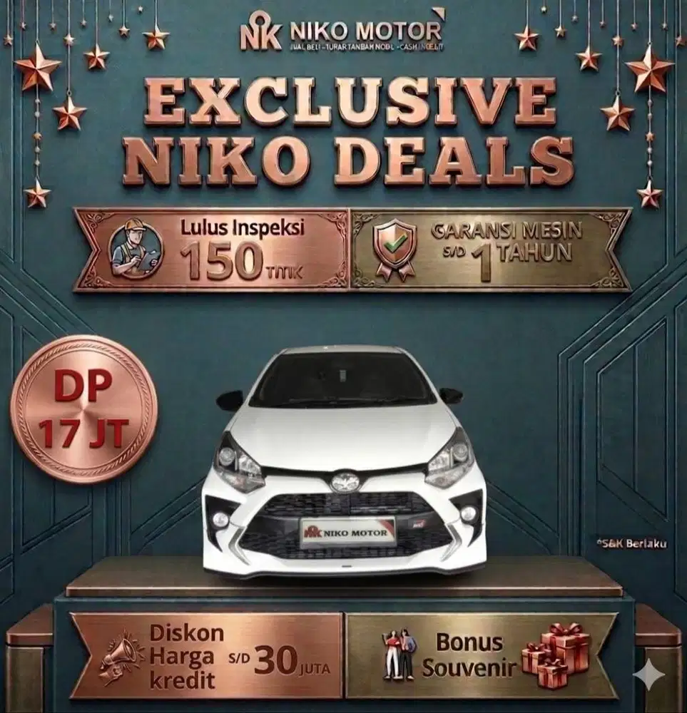 (ANTIK KM21RB) AGYA GR SPORT 2022 AT : 2021|2023