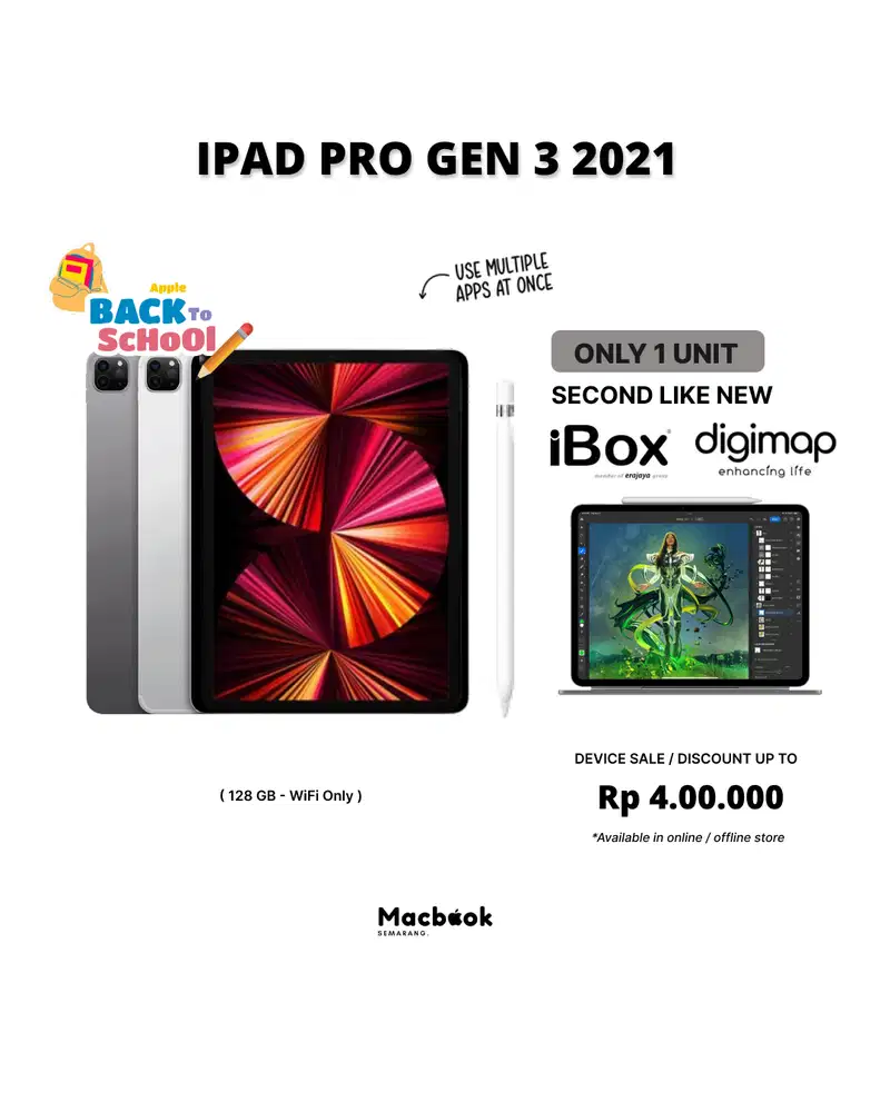 iPad Pro M1 128 GB Wifi Only