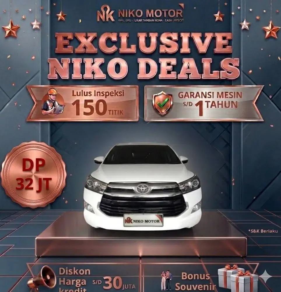 (ANTIK KM71RB) INNOVA V 2019 AT :2018|2020