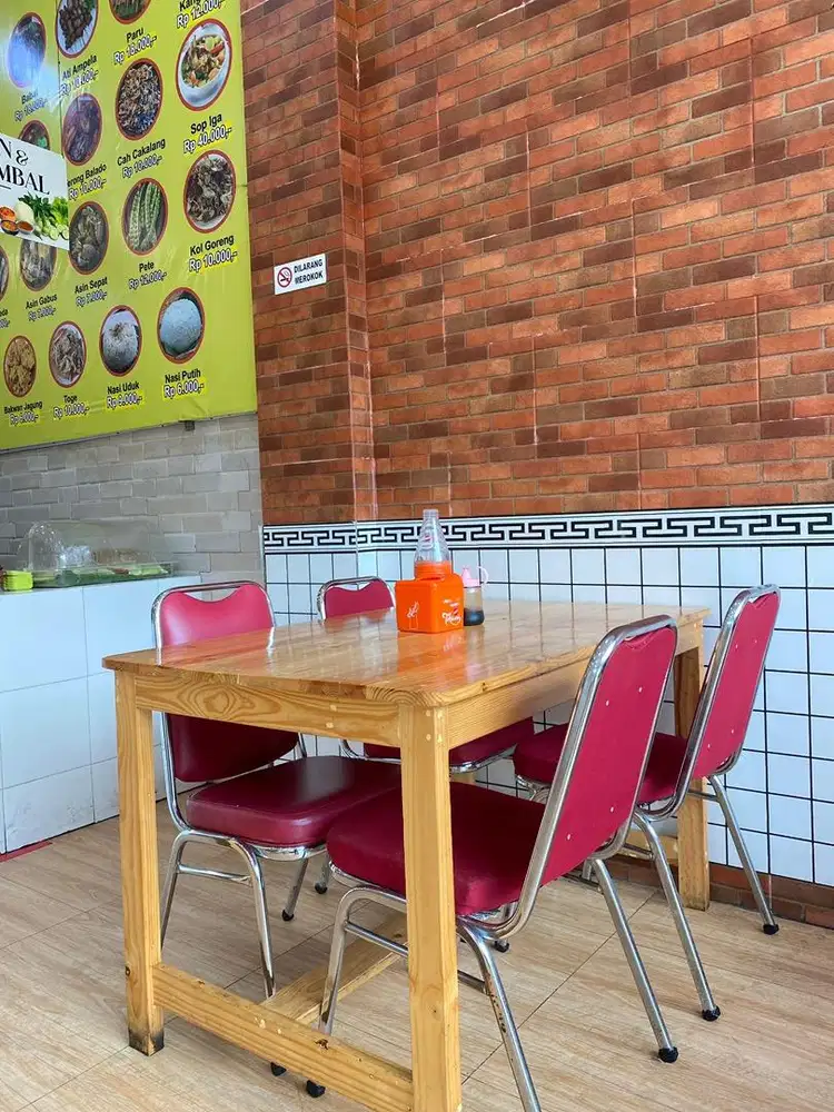 DIJUAL MEJA KURSI BEKAS RESTORAN