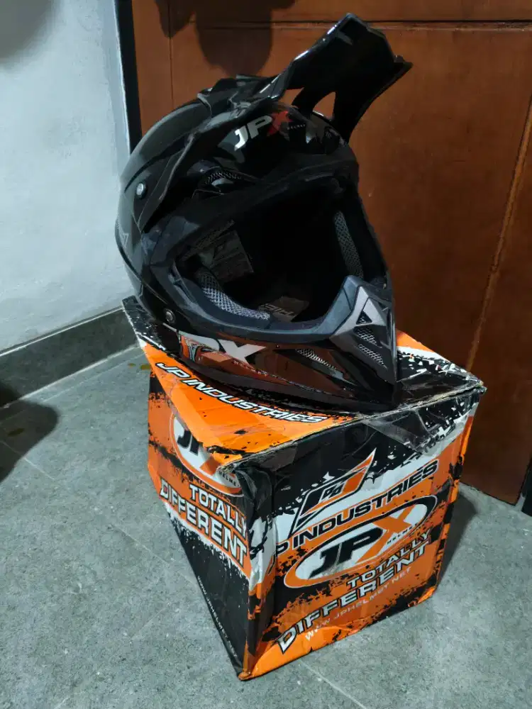 Helm JPX Cross Full Face Hitam