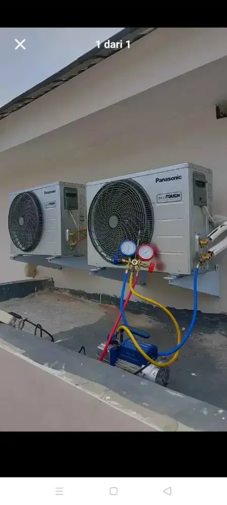 Jasa servis AC kulkas mesin cuci kompa air dll bergaransi