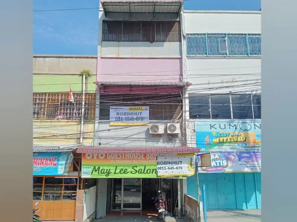 RUKO SIAP PAKAI DI LOKASI STRATEGIS JL MANDALA