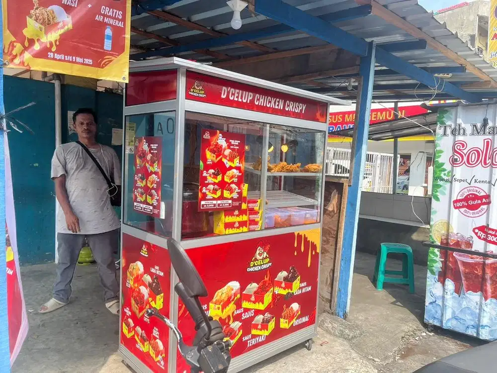 Gerobak ayam goreng