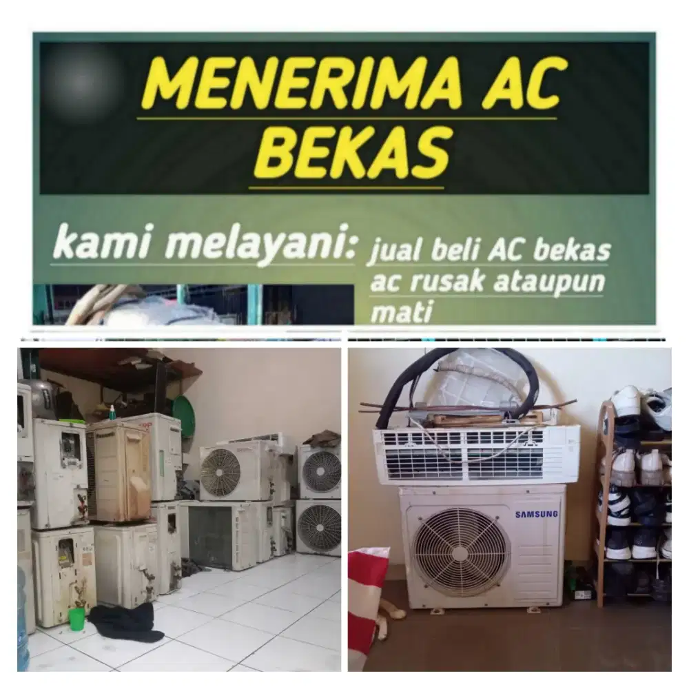 Terima ac bekas rusak