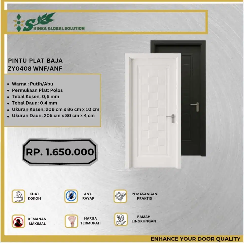 PINTU BAJA ZY0408 WNF/ANF