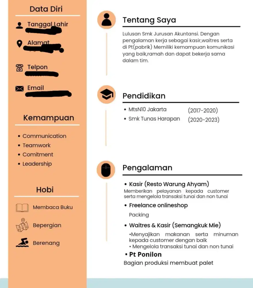 Info lowongan frelance/part time derah jelambar