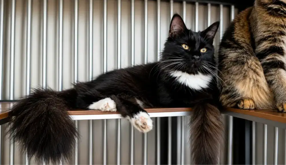 Persian x mainecoon betina