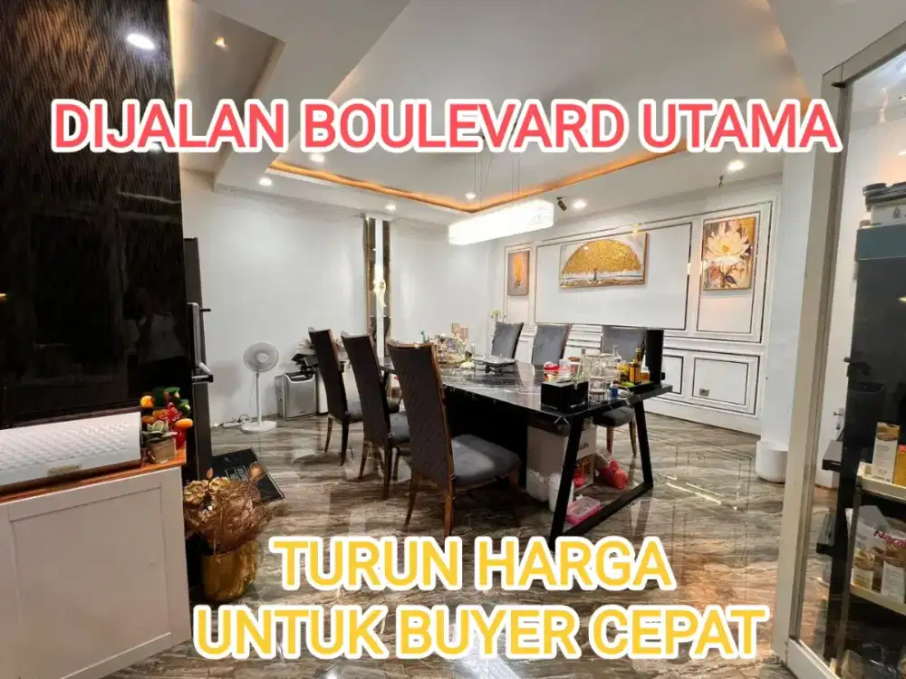 RUMAH POSISI BOULEVARD CITRA GRAN Cantik Minimalis Modern 2 Lantai