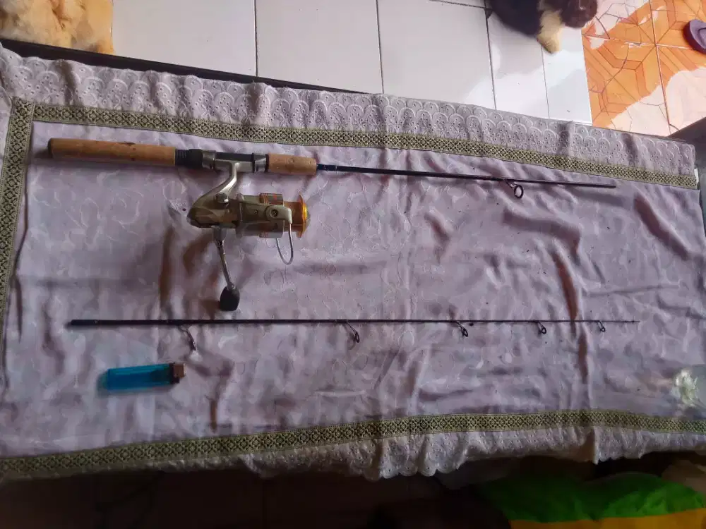 Paket Joran + Reel 3 item