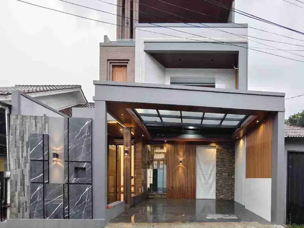 Rumah Baru Kontemporer Luas Plus Rooftop Besar Di Jagakarsa Jaksel