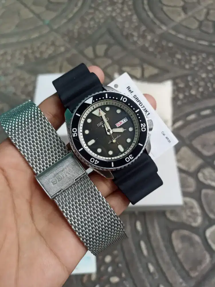 2nd Stuff Preloved Seiko 5 Sport SRPD73K1 Komplit