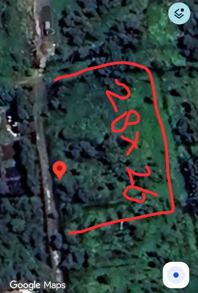Dijual Tanah Kosong uk. 28 x 26 M