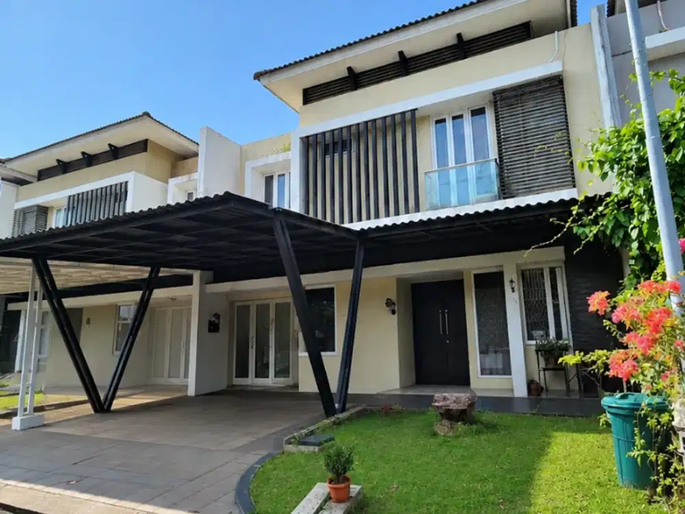Rumah 2lt luas 10x18 180m type 3KT Cluster San Lorenzo Golf Lake Residence Cengkareng Jakarta Barat