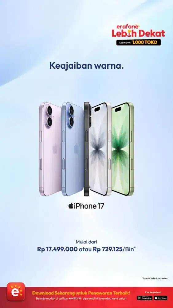 New Iphone 17 256GB RESMI IBOX