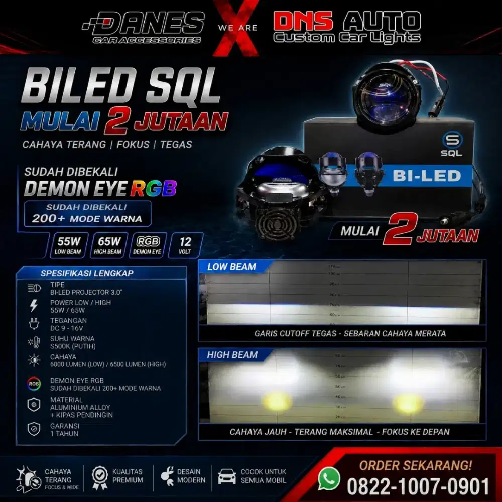 BILED PROJECTOR AES-UPS-WST-SQL