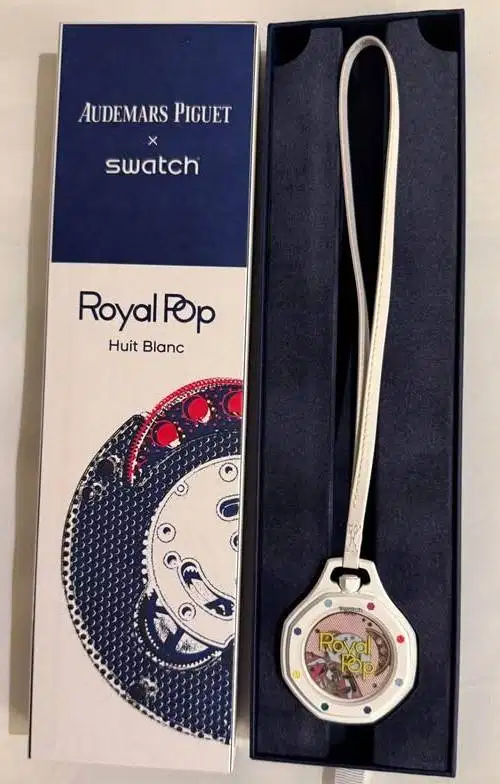 New Audemars Piguet x Swatch Royal Pop Huit Blanc