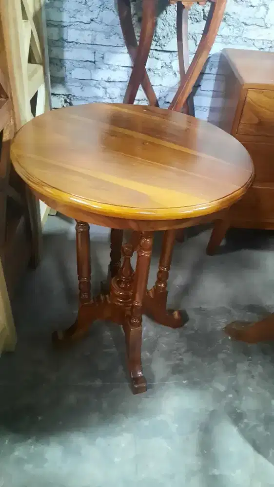 Meja teras jati