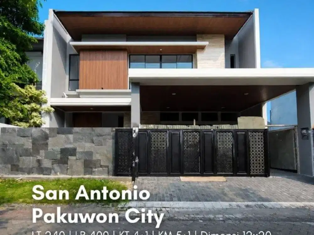 Rumah San Antonio, Pakuwon City NEW, MINIMALIS, HIGH SPECS