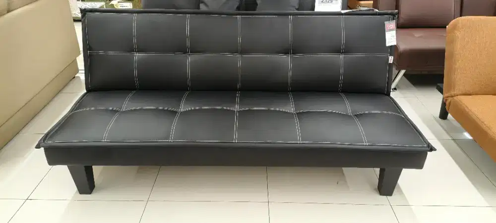 SofaBed Gotham Leather Black