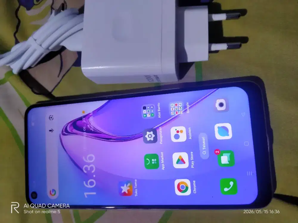 Oppo Reno 8(5G(8+8/256) normal semua cuman FP off.mulus PAS