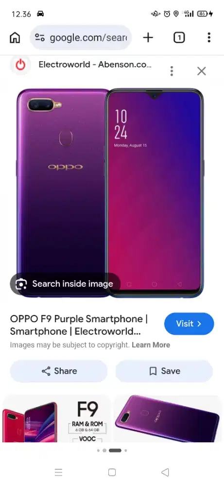 Oppo f9 layak pakai mulus