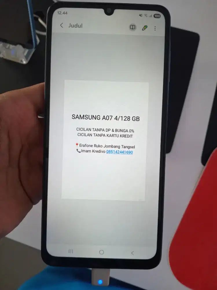 SAMSUNG A07 4/128GB CICILAN TANPA DP