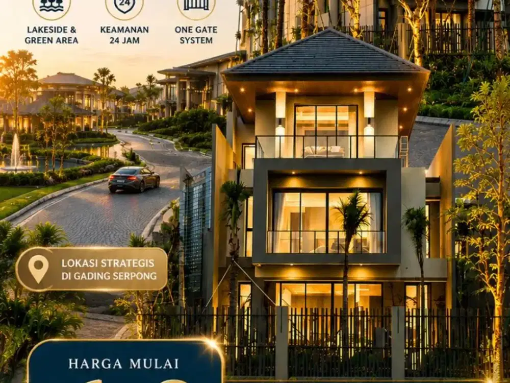 Matera Lake Side — Luxury Resort Living by The Lake PREMIUM HOME TERBARU DI GADING SERPONG