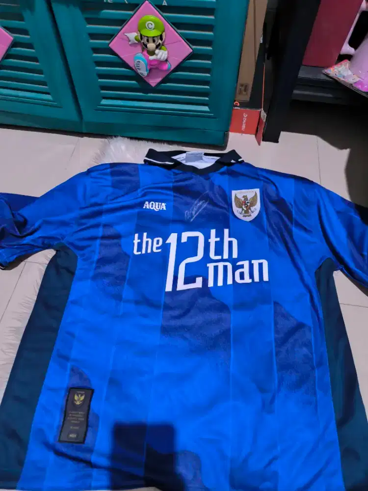 Baju Jersey + Tanda Tangan The 12th Man Masih Baru
