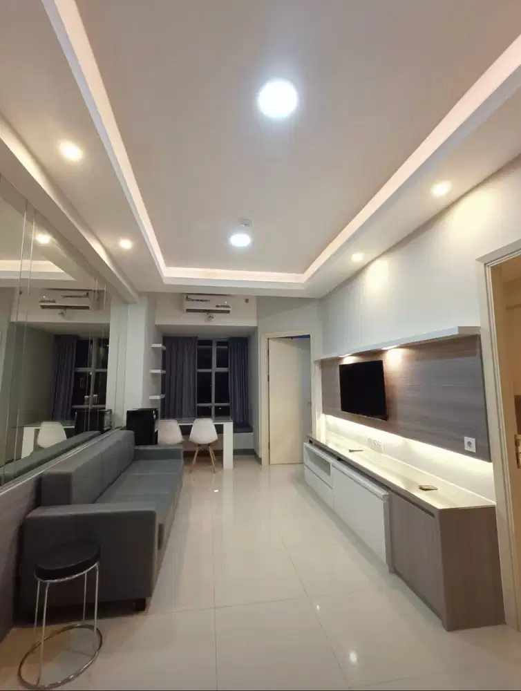 DISEWAKAN APARTEMEN PAKUWON MALL BENSON TOWER 2BR LANTAI RENDAH
