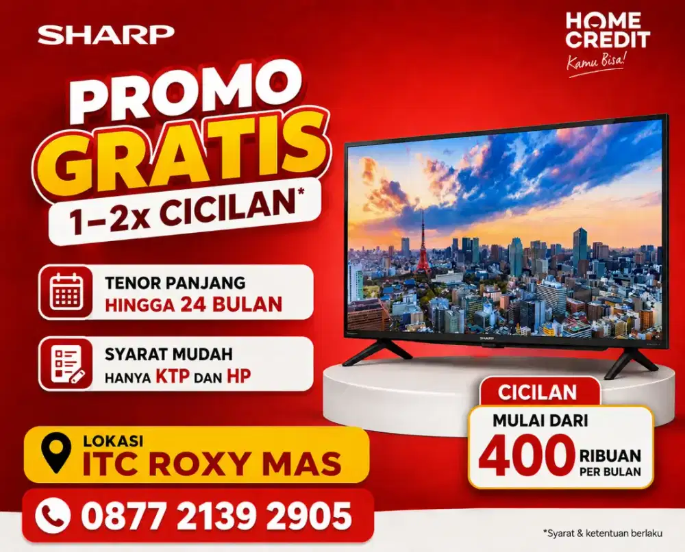 Promo cicilan tv