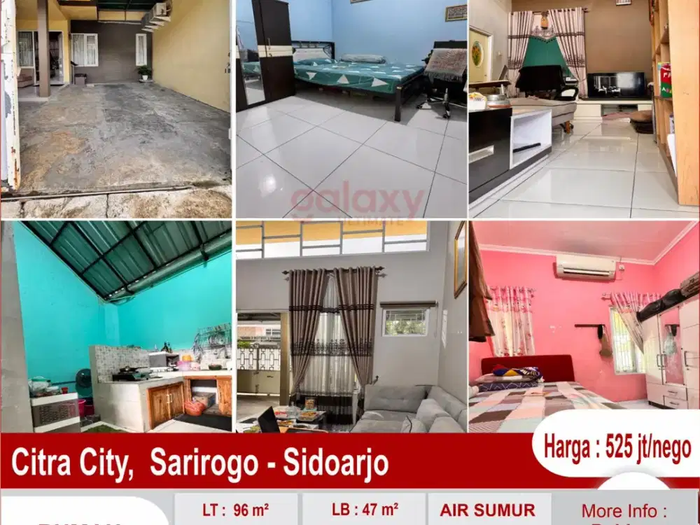 Rumah Di Perum Citra City Sarirogo Sidoarjo