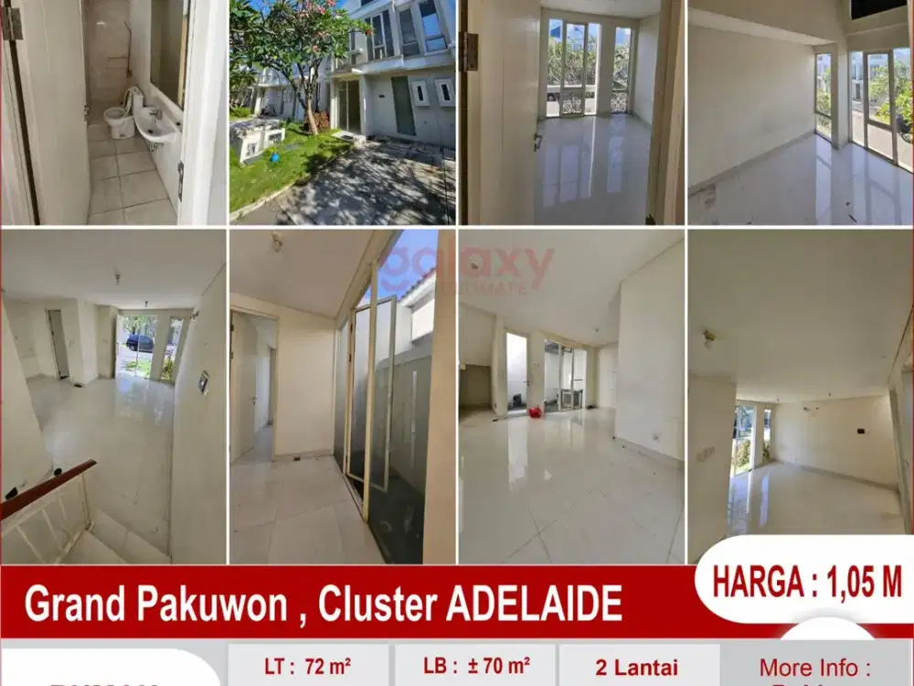 Rumah Murah 2 Lantai Di Adelaide Grand Pakuwon Surabaya